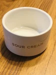 TARGET-1 Count Ceramic Bowl: Sourcream. White-food Safe.. Fixed Price $18.88.