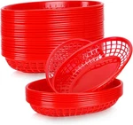 50PACK Fast Food Baskets Plastic Restaurant Bread Fry. Fixed Price $27.99.