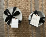 Hearth Magnolia Cream Stoneware - 4 Mini Bowls & Appetizer Plates. Fixed Price $49.99.