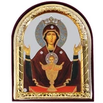 Virgin Mary And Christ Icon Chalice Bowl Inexhaustible Cup Arched Religious Gif. Fixed Price $19.95.