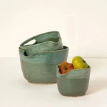 Uncommon Goods Nesting Stoneware Mixing Bowl Set - No Import Fees. Fixed Price $99.99.
