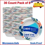 Dixie Small Paper Bowls, 10 OZ,36 Count (pack 8), Microwave-safe, Soak-proof. Fixed Price $36.07.