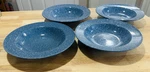 Mikasa Ultrastone Country Blue Large Rim Soup Salad Pasta Bowls Set Of 4 Japan. Fixed Price $24.77.