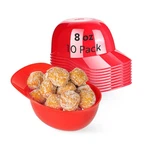 Restaurantware-mini Serve 8.5 Ounce Baseball Helmet Ice Cream Bowls, 10 Disposab. Fixed Price $26.28.