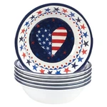 Certified International Stars & Stripes 22 Oz. Melamine All Purpose Bowl, Set Of. Fixed Price $48.55.