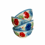 The Pioneer Woman Classic Charm Floral 3.1" Condiment Dip Prep Bowls Set 4. Fixed Price $32.99.