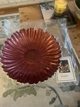 Julia Knight Round Deep Pomegranate 12" Bowl New With Box. Fixed Price $60.00.