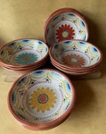 Certified International Nancy Green Melamine Bowls Set Of Four Veracruz 7.5". Fixed Price $20.00.