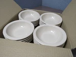 Dallas Ware Melamine Bowls Soup Cereal 6" Buff Biscuit B-44 Set Of 20 New Nos. Fixed Price $40.00.