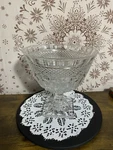 Godinger Shannon Crystal Brandon Pedestal Bowl Cut Glass Compote 8. Fixed Price $39.99.