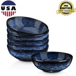 Ceramic Pasta Soup Large Salad Bowls Set Chip Resistant Kitchen 32 Ounce 6 Pack. Fixed Price $64.76.