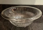 Vintage Federal Glass Mixing Bowl FEG19 Clear 3/4. Fixed Price $15.00.