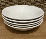 Set Of 5 Federalist Ironstone 4238 6 1/2" Salad Soup Coupe Bowls Euc - No Chips. Fixed Price $29.99.