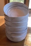 Artisanal Kitchen Supply Coupe Gray Set Of 6 Bowls. Fixed Price $65.00.