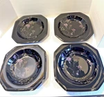 Mikasa Color Trend 8 Bowls Dr 701 Ebony Meadow Black Pink Lillies Japan Set Of 4. Fixed Price $24.95.