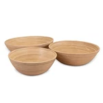 Lexa Bamboo 3-PIECE Bowl Set Natural. Fixed Price $53.54.