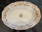 Mount Clemens Mildred China 9" Oval Vegetable Serving Bowl Center Floral. Fixed Price $17.25.