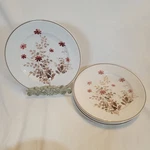 Noritake Versatone Outlook Salad Plates 4PC Vtg B305W10 Cream Floral 8" Mcm. Fixed Price $17.99.