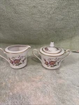 Noritake Ivory China Asian Song 7151 Sugar Bowl & Creamer Set - Japan Vintage. Fixed Price $25.00.