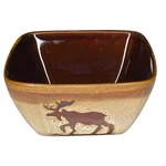 Home Studio Woodland Collection Set Of Stoneware Bowls 5.5 Winter Cabin Euc. Fixed Price $54.99.