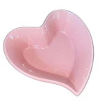Chantal Candy Pink Heart Shaped 2 Cup Bakeware Dish Bowl New Nwt. Fixed Price $20.00.