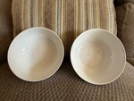 Lot Of 2 Mainstays Stoneware 6 Soup/salad Bowls. Fixed Price $6.99.