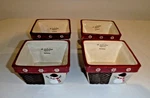 St. Nicholas Square Warm Wishes 12OZ Dessert Dip 4" Bowl Set Snowman New. Fixed Price $29.00.