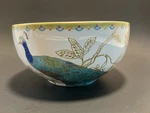 222 Fifth Peacock Garden Soup Cereal, Bowls, White Tea, Gold. Fixed Price $22.99.