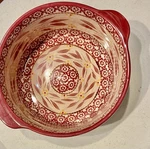 Casserole Dish Temptations Cranberry Red Old World 2QT Bowl Baking Ovenware. Fixed Price $12.00.