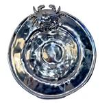 Beatriz Ball Ocean Crab Dip Bowl Fine Metalware Silver Tone Serving Piece. Fixed Price $44.99.