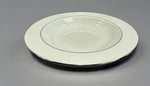 (4) Lenox Classic Collection Tribeca Soup/pasta Bowl 9" White With Platinum Trim. Fixed Price $131.95.
