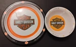 2012 Harley Davidson Cycles Kids Preferred Plastic Plate & Bowl Set Lil' Biker. Fixed Price $14.99.