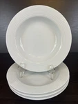 4 Nice Oneida By Noritake Arctic White 9 Rimmed Soup Bowls. Fixed Price $169.99.