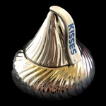 Godinger Hersheys Kisses Ceramic Candy Dish Covered Lid 2012 Chocolate Decor 5X5. Fixed Price $21.95.