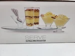 "the Cellar" Serve 18-PIECE Mini Dessert Set Glass Table Top Dishes. Fixed Price $32.99.