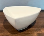 Red Vanilla White Fare Triangle Serving Bowl 8". Fixed Price $19.99.