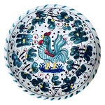 Deruta Italy Green Rooster Orvieto Hand Painted Fruit Dessert Bowl Signed. Fixed Price $38.63.