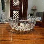 Vintage Nachtmann Bleikristall 24% Lead Cut Crystal Bowl Bavaria Germany 7.5. Fixed Price $29.99.
