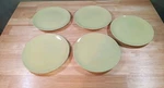 Ikea Fargrik Dinner Plates 12011 Matte Green Dishes 10.5". Fixed Price $23.99.