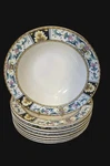 Savoir Vivre Florentina Jj 034 Porcelain 8 1/4" Rimmed Soup Bowl Lot Of. Fixed Price $59.99.