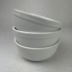 3 Williams Sonoma Everyday Dinnerware White All Purpose Bowls 5.5" Oven Safe. Fixed Price $45.00.