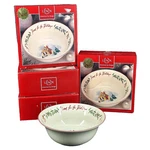 4 Lenox Bowls Christmas Home For The Holidays Bone China 8" W/ Box. Fixed Price $39.81.
