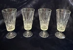 Set Of 4 Vintage Godinger Crystal-caitlin Pattern-ice Tea Glasses. Fixed Price $40.00.