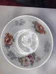 Vintage Kahla Germany Floral Bowl 9.75IN X 2.75IN Serving Salad Fruit Display. Fixed Price $11.00.
