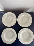 Lenox Hayworth Soup/ Pasta Bowls Set Of 4- Discontinued 1999 Shape Gold Rim .. Fixed Price $199.00.