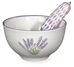 Boston International Lavender Ceramic Dip Bowl And Spreader Set. Fixed Price $21.15.