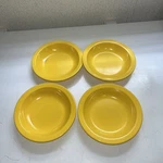 Dallas Ware Yellow Vintage Melamine Melmac Bowl Usa 7 1/2" Soup/cereal LOT4. Fixed Price $28.75.