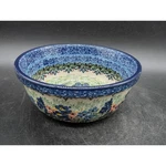 Boleslawiec Polish Pottery Unikat 4553 Liana Hand Painted Butterfly Bowl 6.25". Fixed Price $31.99.