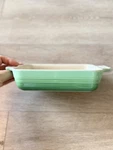 Nwt Le Creuset 7X5 Rosemary Green Ombre Stoneware Rectangular Baking Dish 18CM. Fixed Price $29.88.