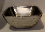 Vollrath 47619 24 Oz. Stainless Steel Double Wall Square Beehive Serving Bowl. Fixed Price $21.00.
